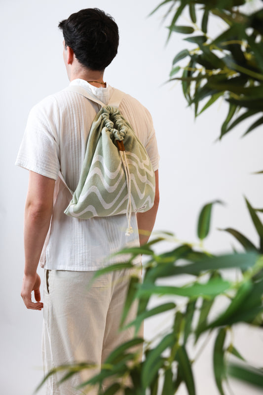 Mochila + Bolsa Verde